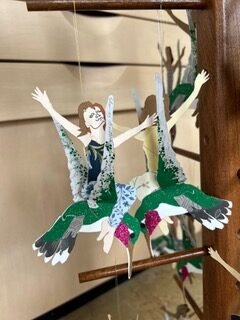 in memorial paper collage maine artist