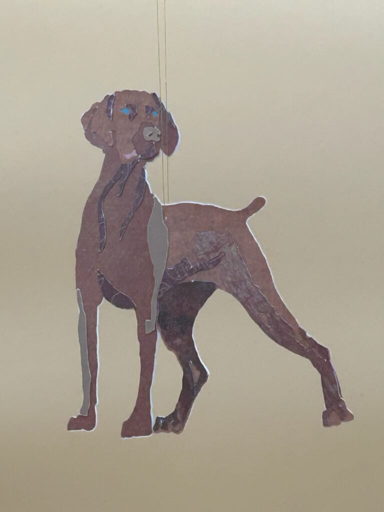 Hungarian Vizsla Paper Ornament