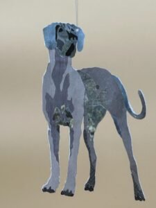 Great Dane Paper Ornament